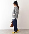 IN THE MARKET｜袖ワッペン付ハーフジップパーカー [[C-2615]][C]