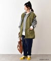 IN THE MARKET｜袖ワッペン付ハーフジップパーカー [[C-2615]][C]