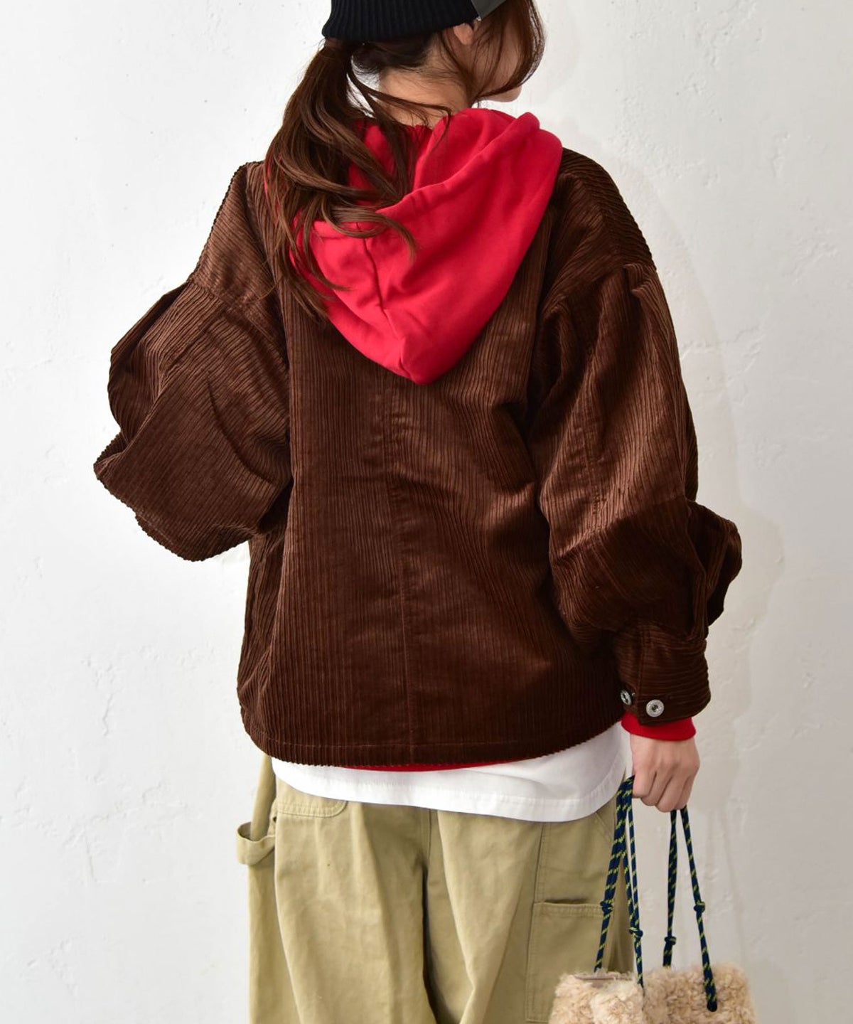 IN THE MARKET｜コーデュロイVネックアウター [[C-2613]][C]