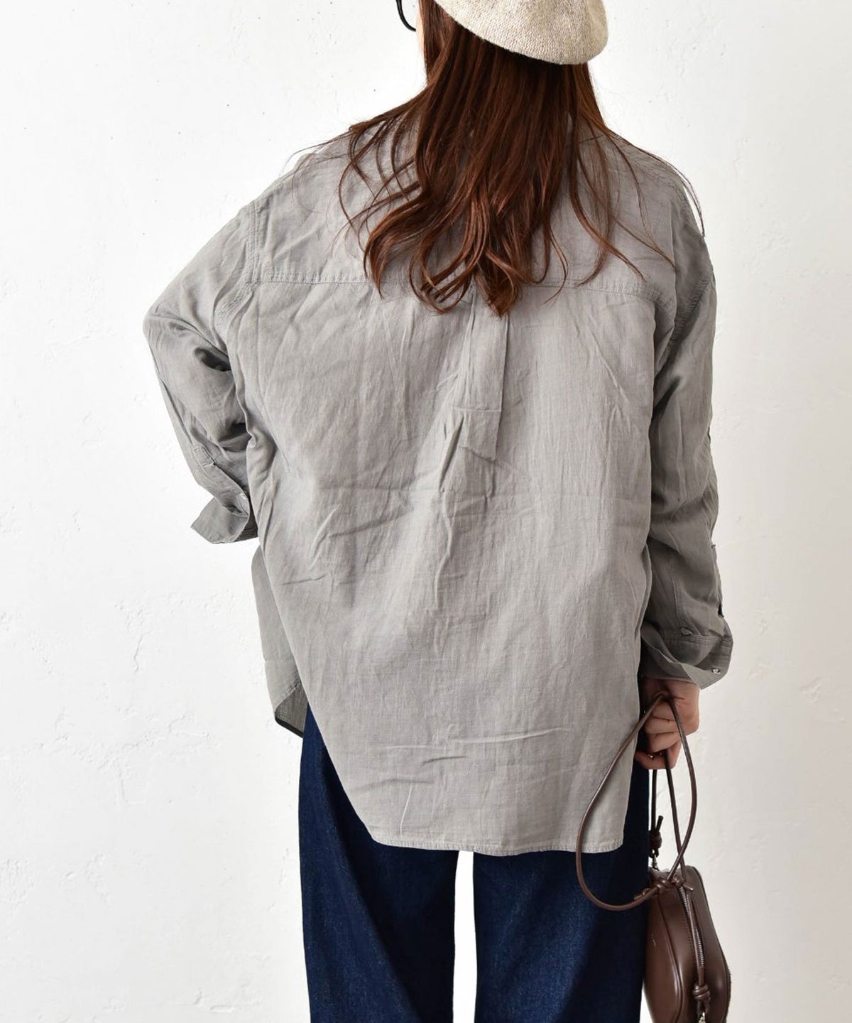 HUMS｜シアーデニムシャツ [[RNK-26103]][C]