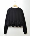 HUMS｜裾フリルデザイン裏毛カットソー [[33717A333]][C]