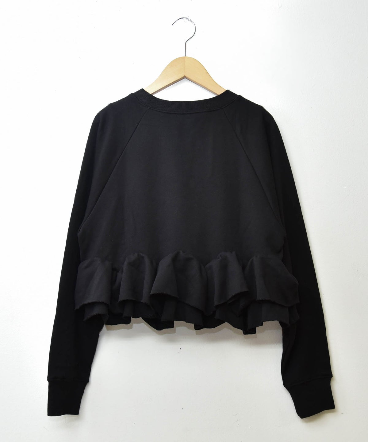 HUMS｜裾フリルデザイン裏毛カットソー [[33717A333]][C]