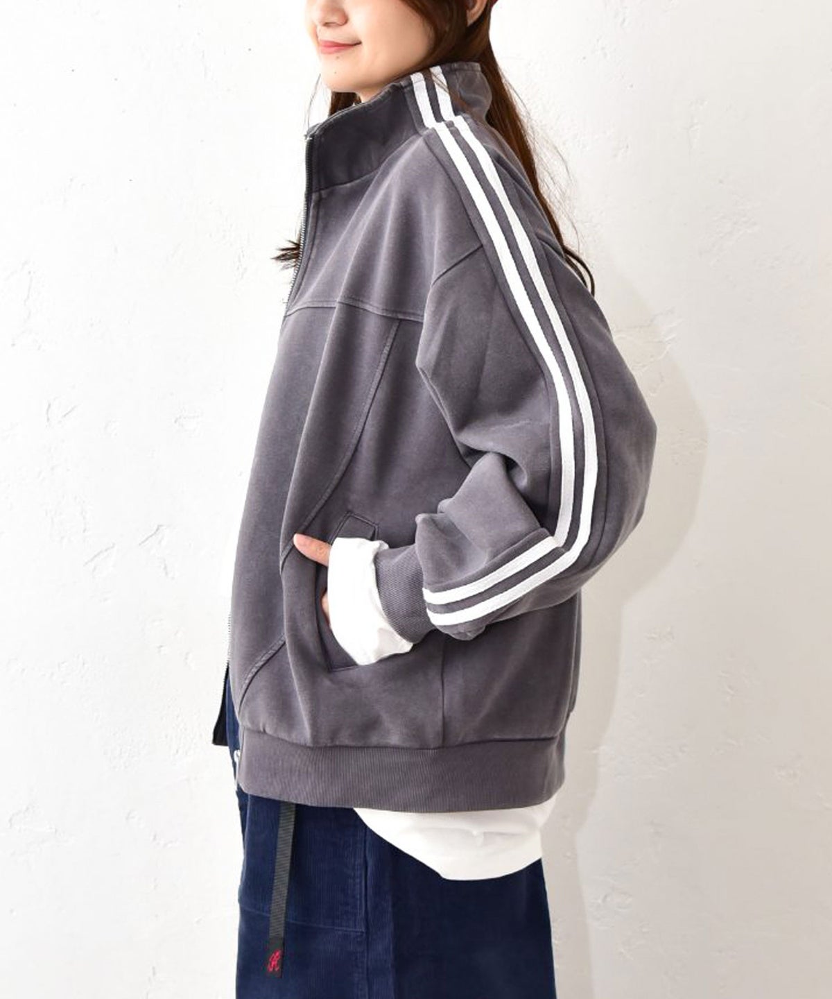 IN THE MARKET｜ライン入りジップアウター [[MDIN-0005]][C]