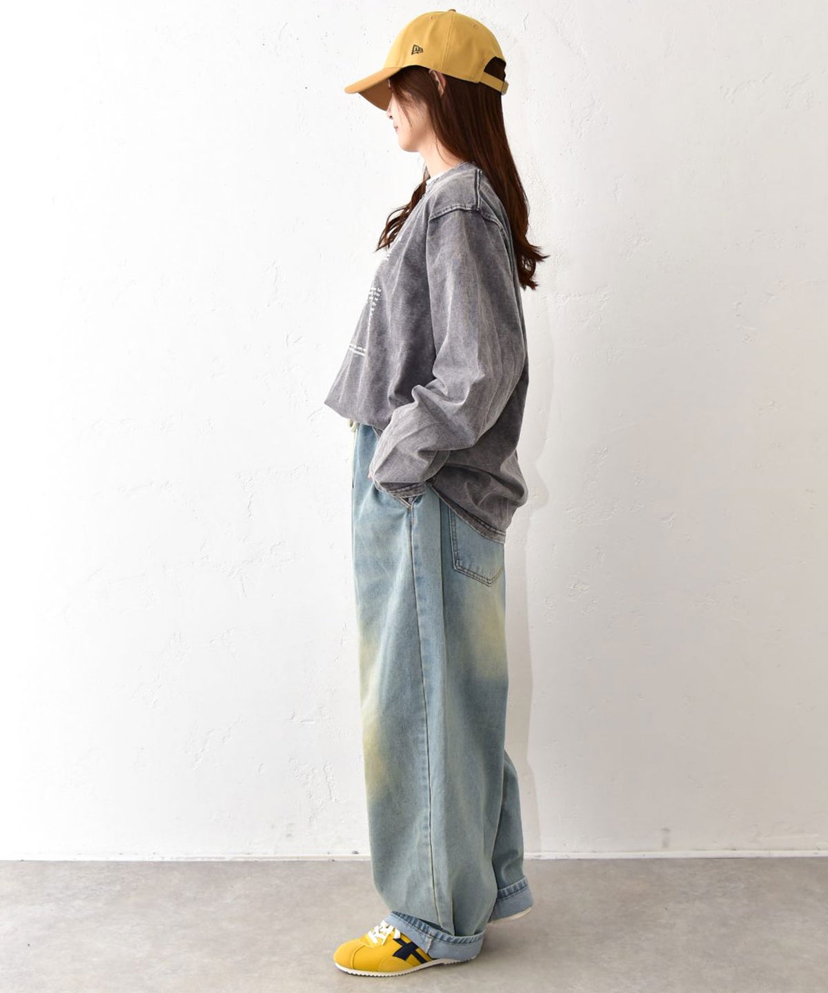 IN THE MARKET｜ピグメント加工プリントT [[MDIN-0007]][C]