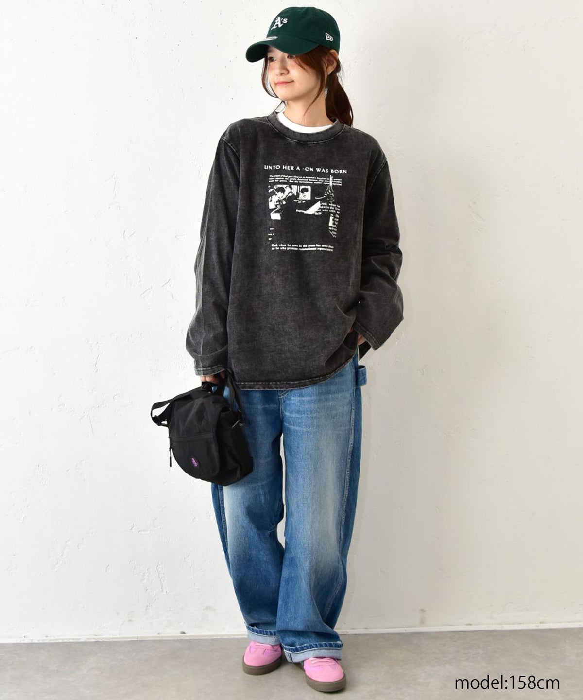 IN THE MARKET｜ピグメント加工プリントT [[MDIN-0007]][C]