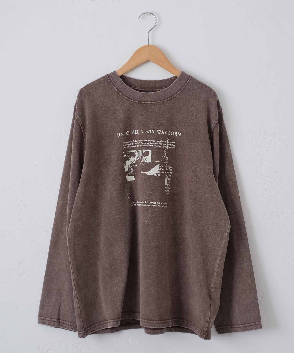 IN THE MARKET｜ピグメント加工プリントT [[MDIN-0007]][C]