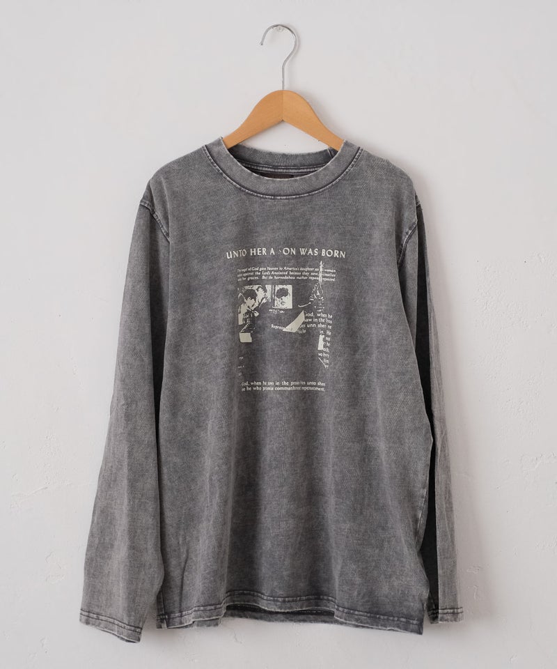 IN THE MARKET｜ピグメント加工プリントT [[MDIN-0007]][C]
