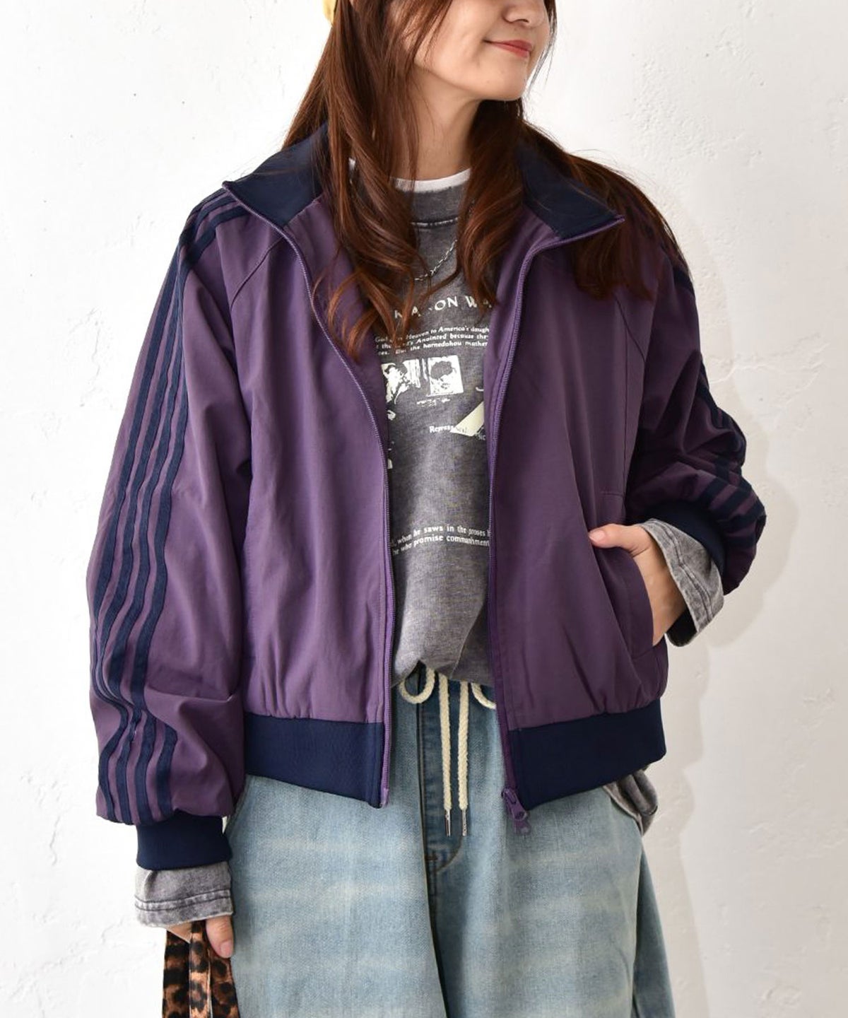  IN THE MARKET｜袖ライン入りショート丈アウター [[MDIN-0008]][C]
