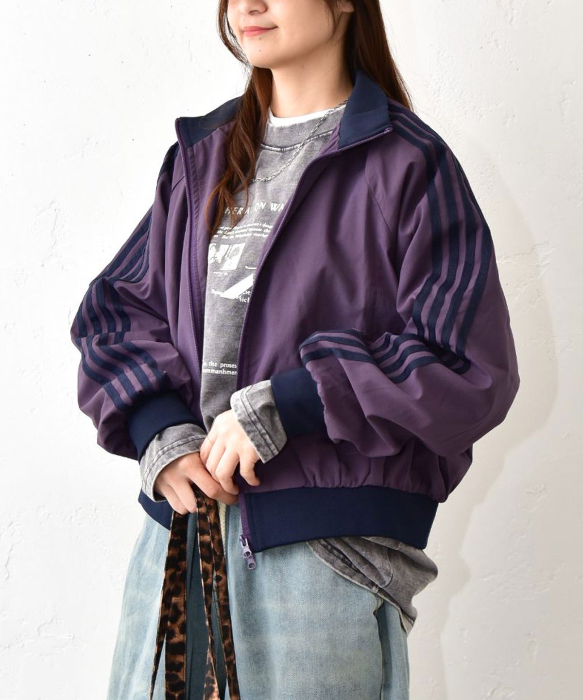 IN THE MARKET｜袖ライン入りショート丈アウター [[MDIN-0008]][C]