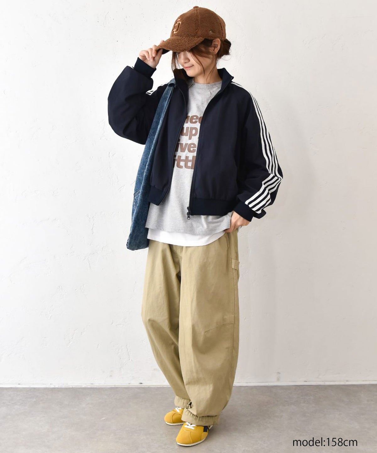  IN THE MARKET｜袖ライン入りショート丈アウター [[MDIN-0008]][C]