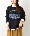 IN THE MARKET｜ピグメント加工ロゴスウェット [[MDIN-0010]][C]