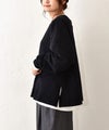 her.｜ポコポコミニ裏毛　ラグランスリーブサイドスリット入りプルオーバー [[131390H]][C]