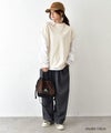 her.｜ニット風モックネックオーバーベスト [[131391H]][C]