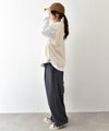 her.｜ニット風モックネックオーバーベスト [[131391H]][C]