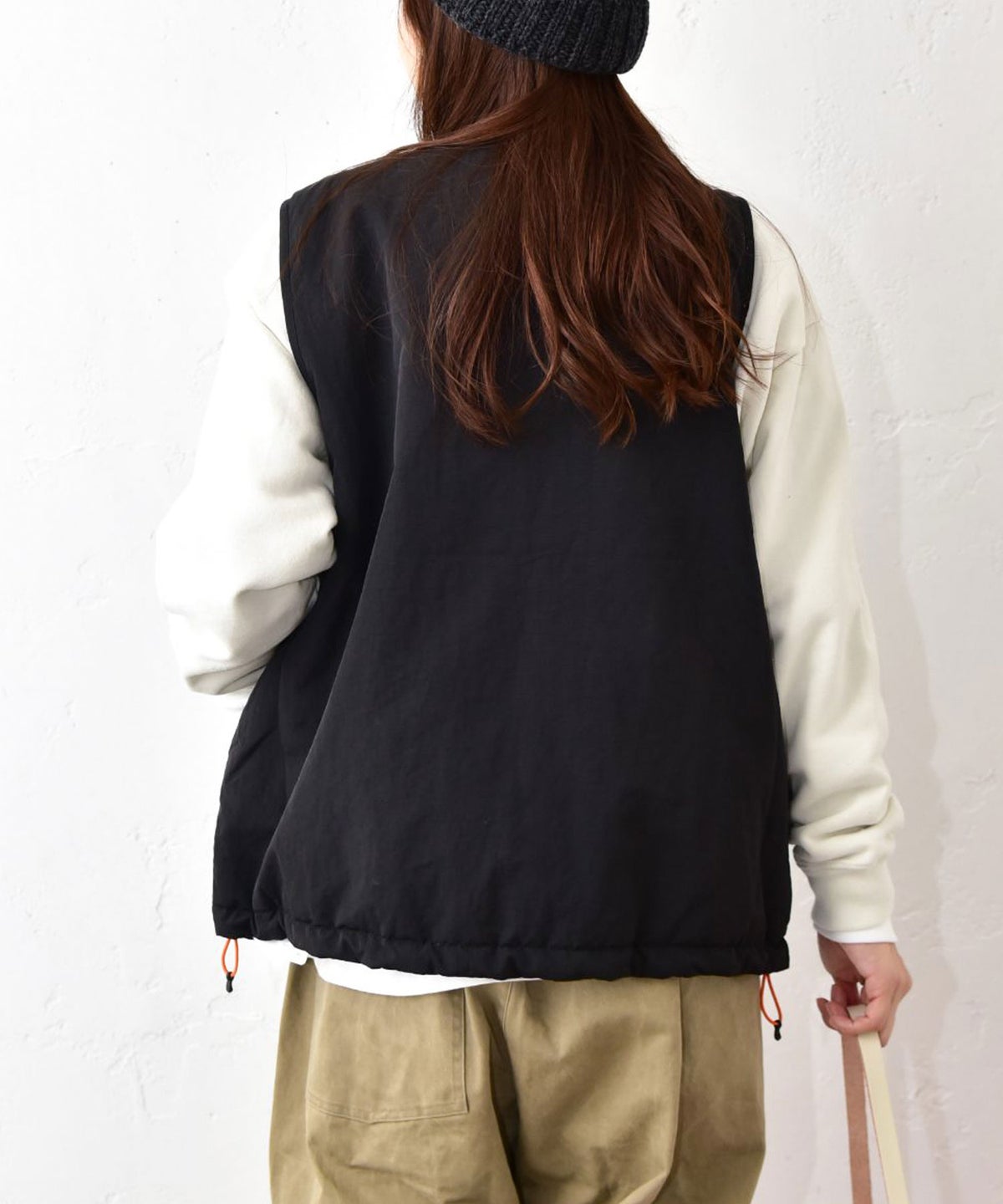Our.｜ドットボタン ナイロンベスト [[C-9073]][C]