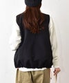 Our.｜ドットボタン ナイロンベスト [[C-9073]][C]