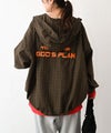 IN THE MARKET｜バック刺繍ロゴフード付きシャツアウター [[MDIN-0002]][C