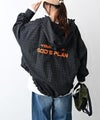 IN THE MARKET｜バック刺繍ロゴフード付きシャツアウター [[MDIN-0002]][C
