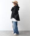 IN THE MARKET｜バック刺繍ロゴフード付きシャツアウター [[MDIN-0002]][C