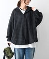 IN THE MARKET｜バック刺繍ロゴフード付きシャツアウター [[MDIN-0002]][C