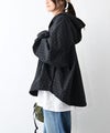 IN THE MARKET｜バック刺繍ロゴフード付きシャツアウター [[MDIN-0002]][C