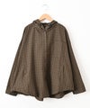 IN THE MARKET｜バック刺繍ロゴフード付きシャツアウター [[MDIN-0002]][C