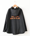 IN THE MARKET｜バック刺繍ロゴフード付きシャツアウター [[MDIN-0002]][C