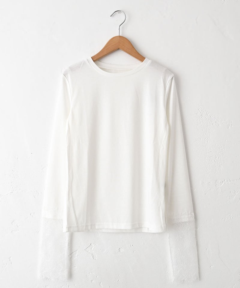  HUMS｜袖レースインナー [[33696A333]][C]