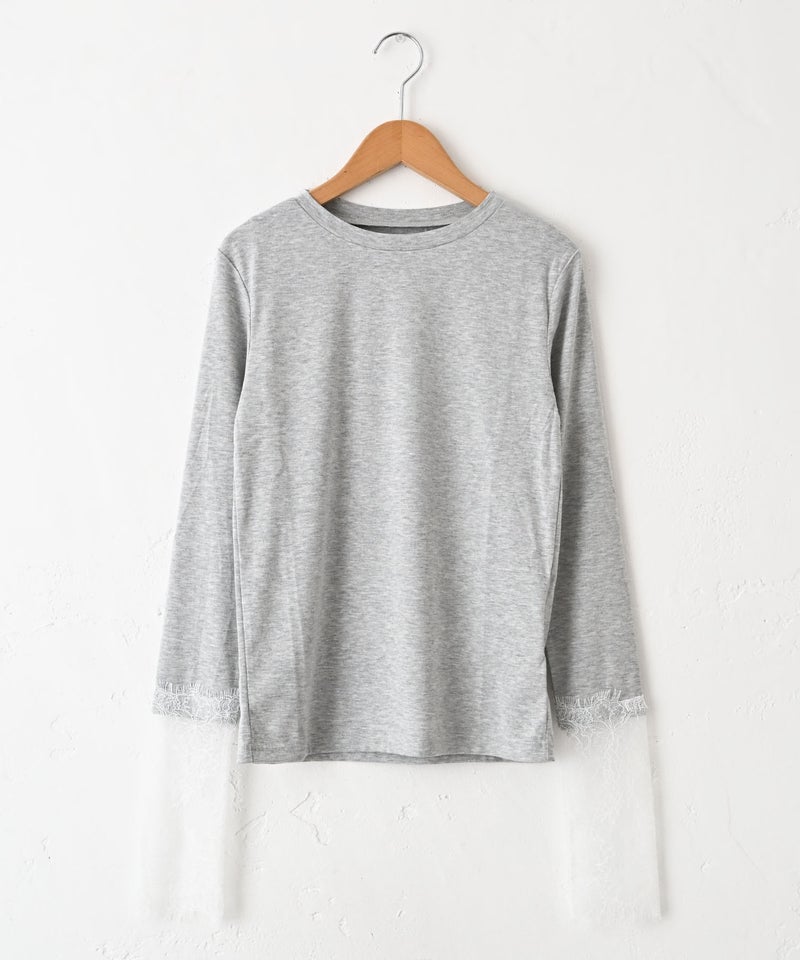  HUMS｜袖レースインナー [[33696A333]][C]