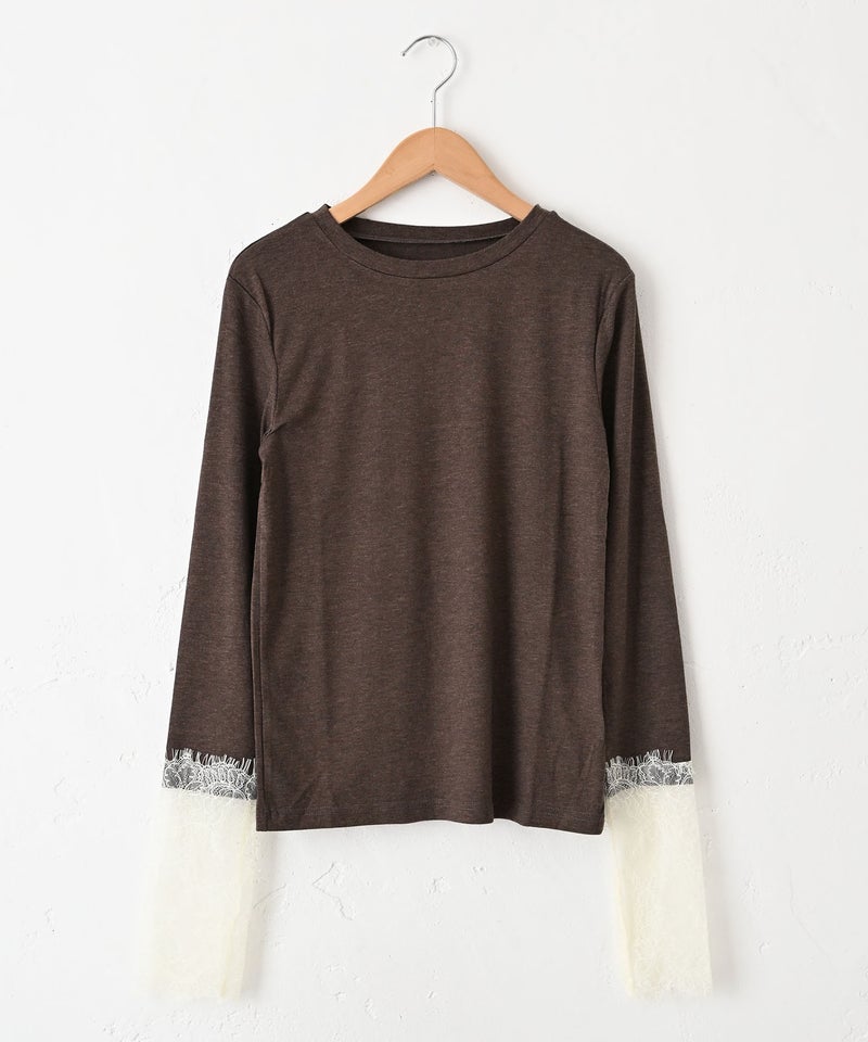  HUMS｜袖レースインナー [[33696A333]][C]