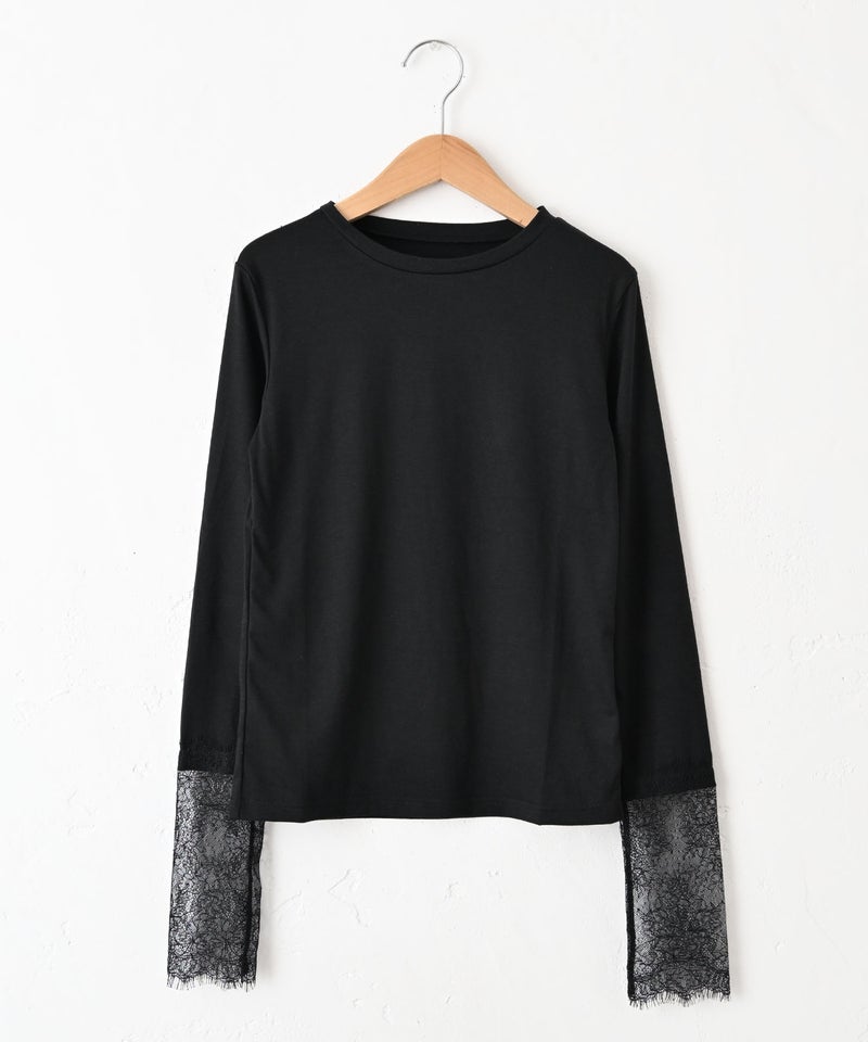  HUMS｜袖レースインナー [[33696A333]][C]