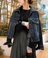 LEVI´S｜LOOSE CROP TRUCKER [[0089L-0007]][C]