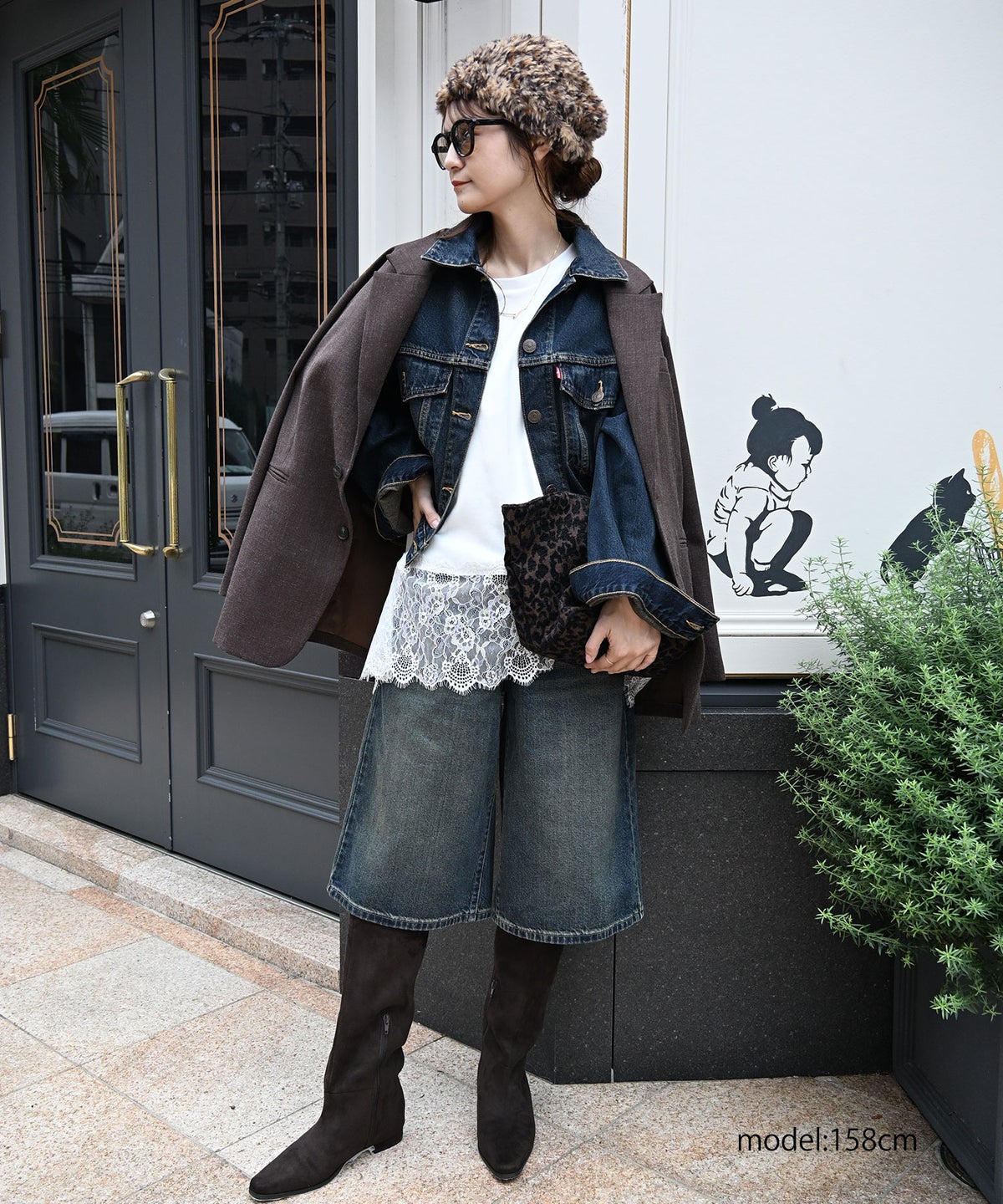 LEVI´S｜SUPER BAGGY JORT [[005DT-0017]][C]
