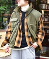 TAION｜MILITARY PILE-FLEECE HIGH-NECK VEST [[TAION-002LV3NDML-1]][C]