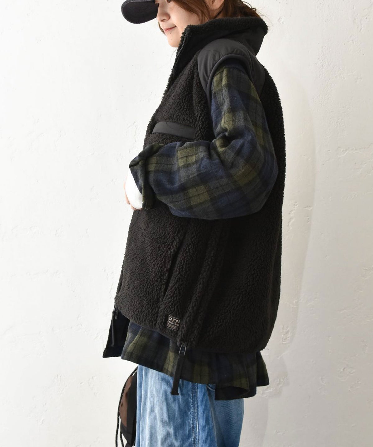 TAION｜MILITARY PILE-FLEECE HIGH-NECK VEST [[TAION-002LV3NDML-1]][C]